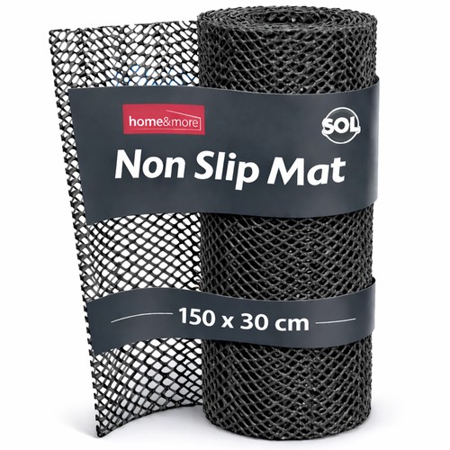 Black anti slip mat roll - slip,