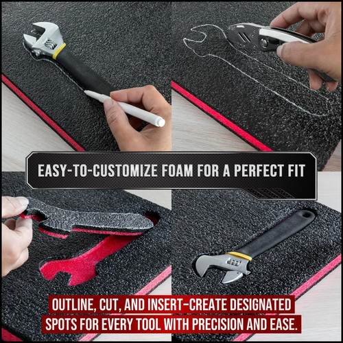Tool box foam - box, inserts